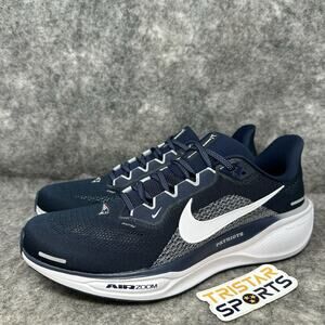 New England Patriots Nike Zoom Pegasus 41 Running Shoes Mens Size 10.5 Navy NFL